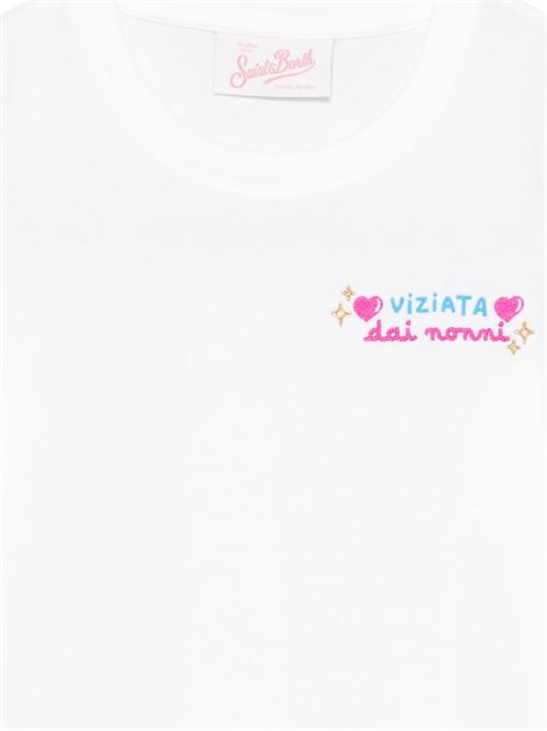 T-shirt bambina MC2 Saint Barth bianca a manica corta MC2 SAINT BARTH Kids | ELLY04023L